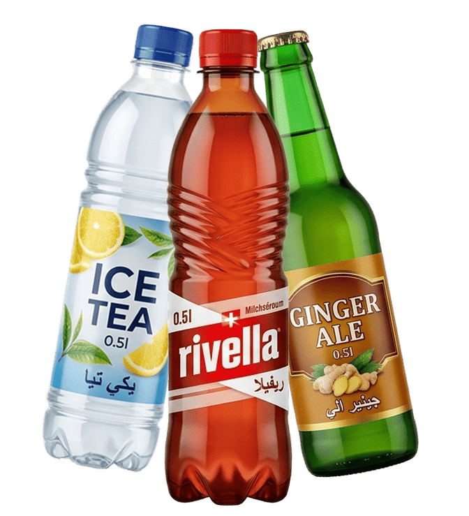 ICE TEA / Rivella / Giner Ale (يكي تيا / ريفيللا / جينير الي)